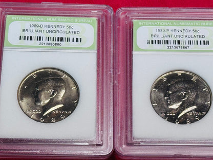 #11/5 STATE QUARTERS STARTER SET — 22 DIFFERENT (1999–2008) + 6 KENNEDY HALF DOLLARS IN CAPSULES (P/D/S)