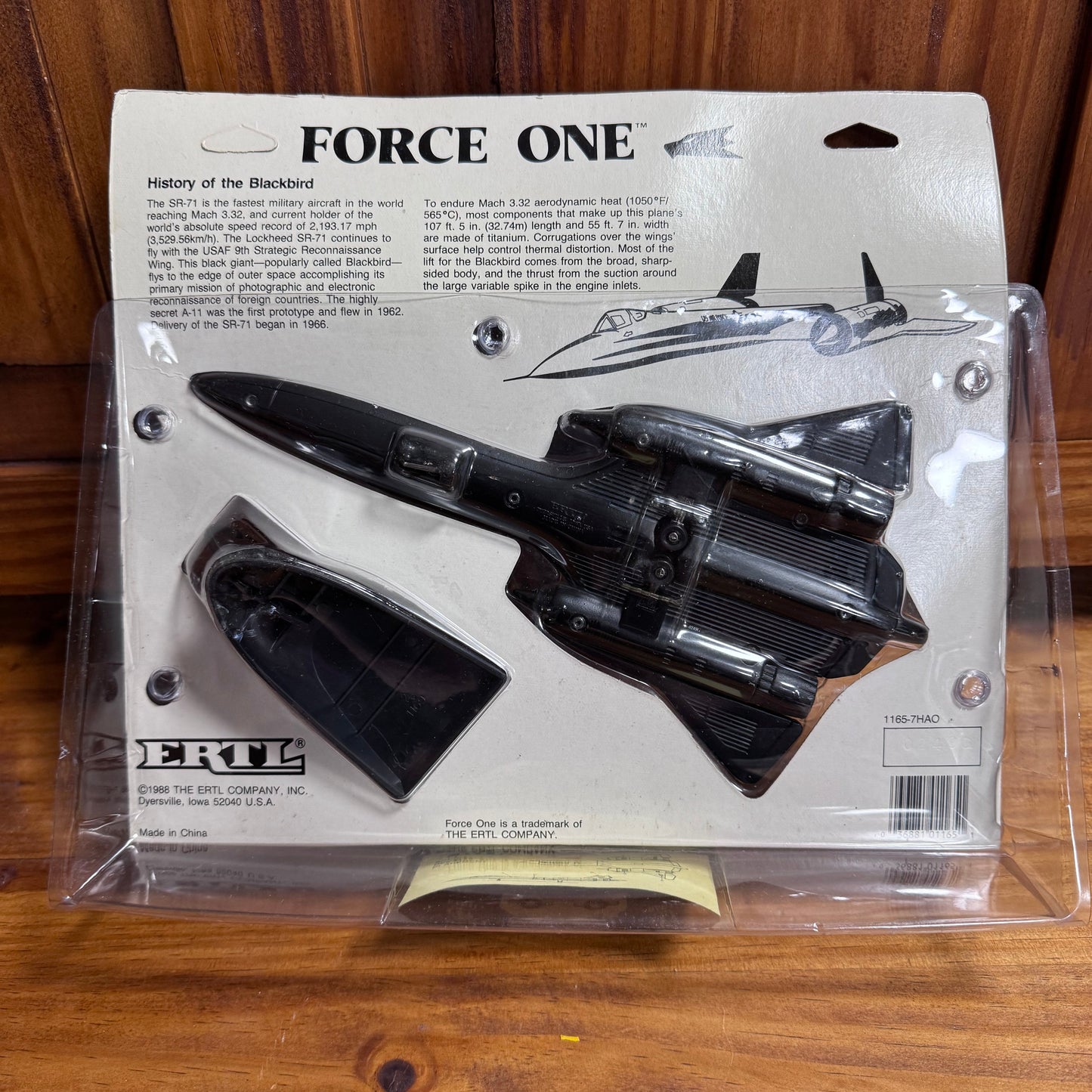 ERTL Force One SR-71 Die Cast Aircraft 4/45