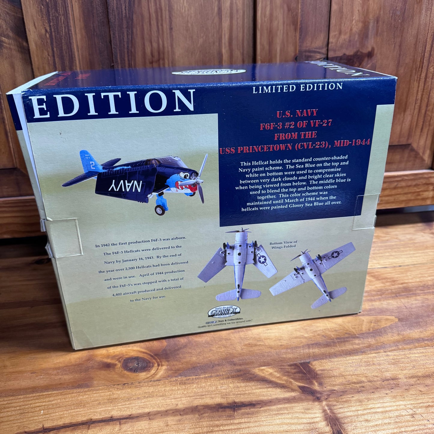Limited F6F-3 Hellcat Plane Bank  4/23