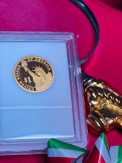 9-Coin Gift Set: 4 Encapsulated Coins + 5 Mini Coin Cards + Mystery Bonus Pouch — Holiday Gift-Ready