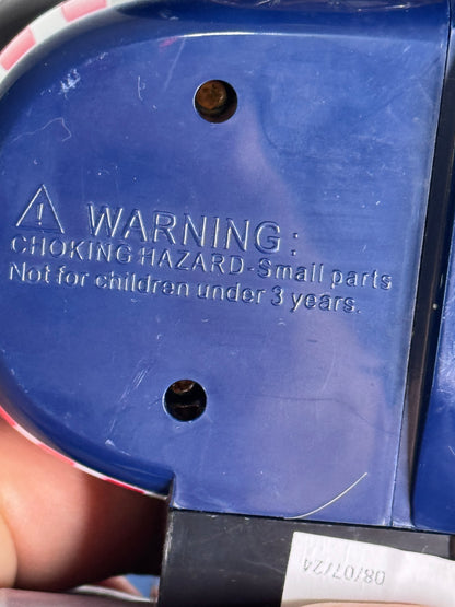 #37   Vintage M&M’s Candy Dispenser Set – Rebel Hot Rod Car & Blue Motorcycle with Sidecar