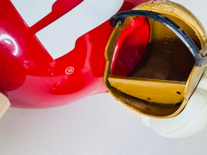 #38  Vintage M&M’s Candy Dispensers – Yellow Waving & Red Football Player Figure Set