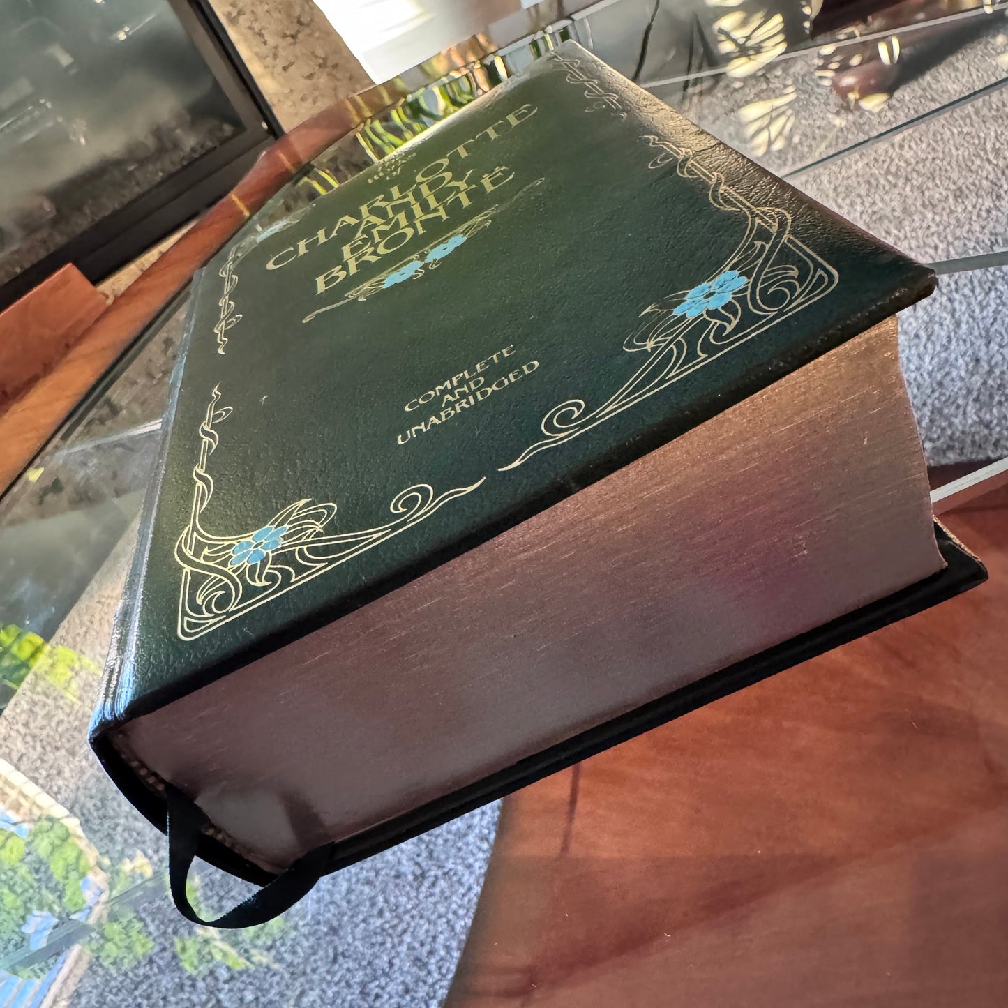 Vintage Charlotte & Emily Brontë Misbound Hardcover Book Rare Binding Error  34/1
