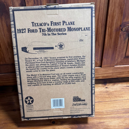 1927 Texaco Ford Tri-Motor Plane Model   4/18