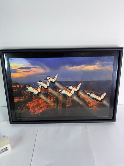 #23  Electric Art “Thunder in the Canyon” Illuminated Picture – Mini-Pics Lighted Wall Art