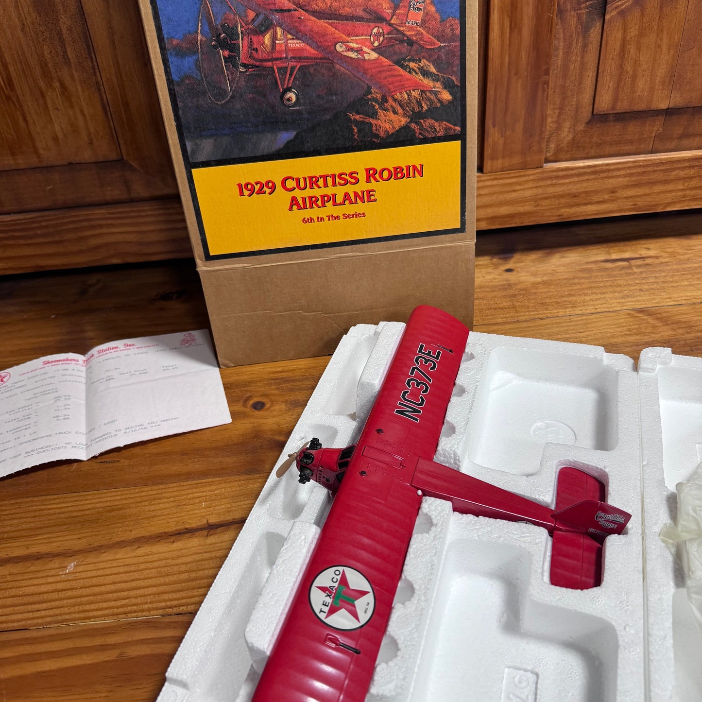 Texaco Curtiss Robin Airplane Bank   4/13