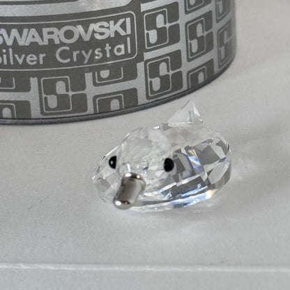 Swarovski Silver Crystal Mini Duck Figurine (Art. 7653 NR 045 000) 23/1
