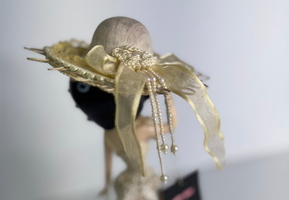 #27  Betty Boop Figurine – Elegant Lace Dress & Wide-Brim Hat, Resin Statue