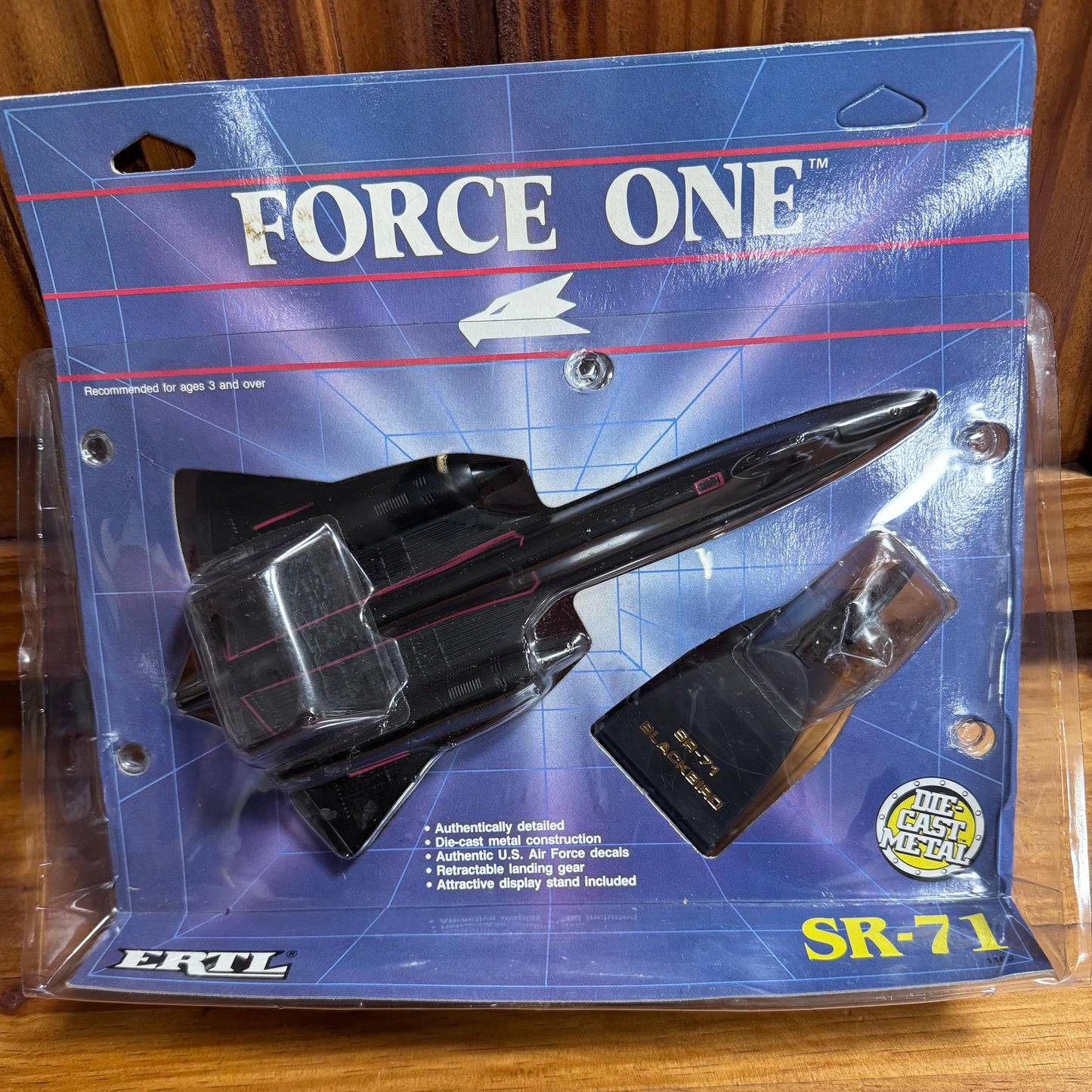 ERTL Force One SR-71 Die Cast Aircraft 4/45