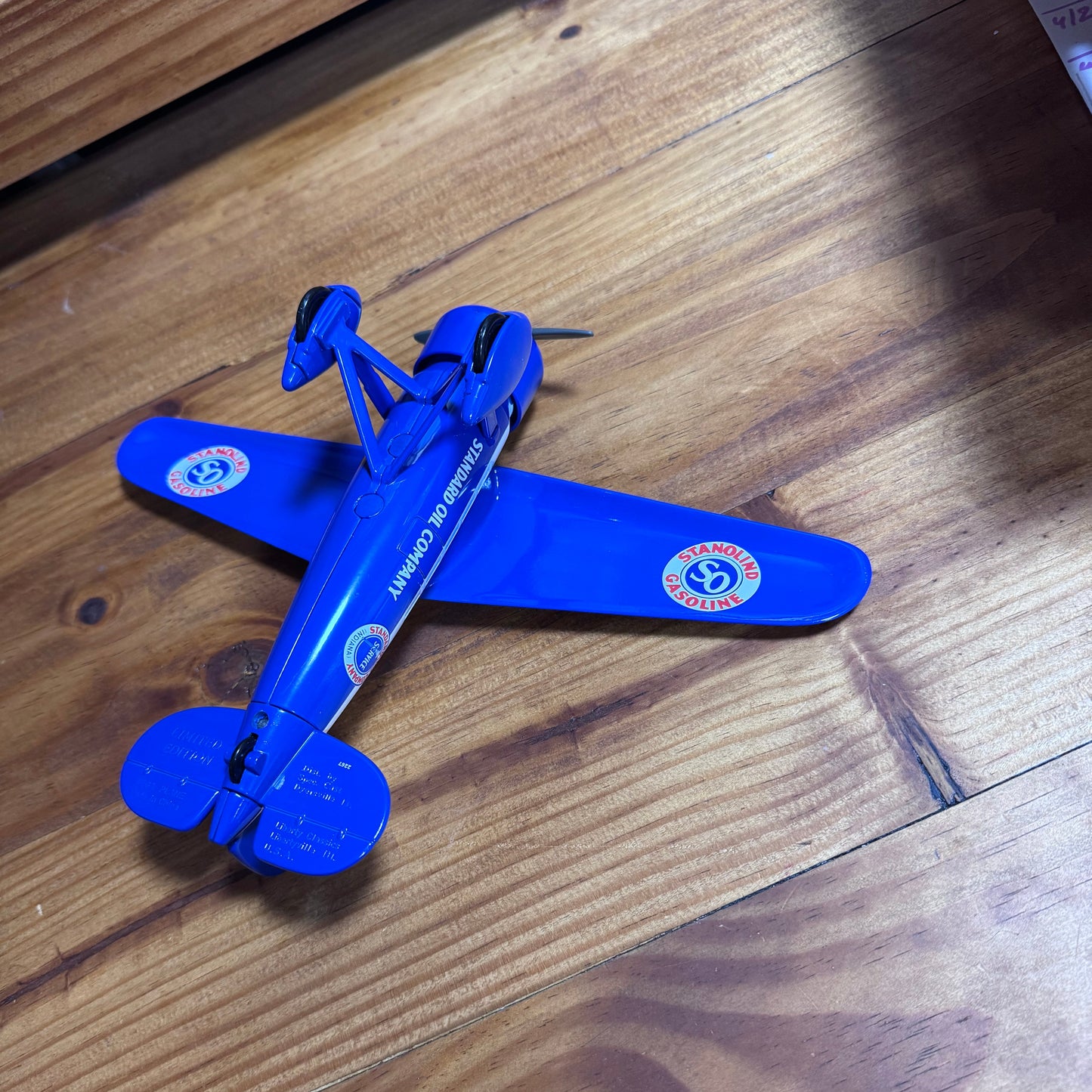 Amoco Lockheed Vega Airplane Bank 4/36