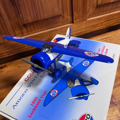 Amoco Lockheed Vega Airplane Bank 4/36