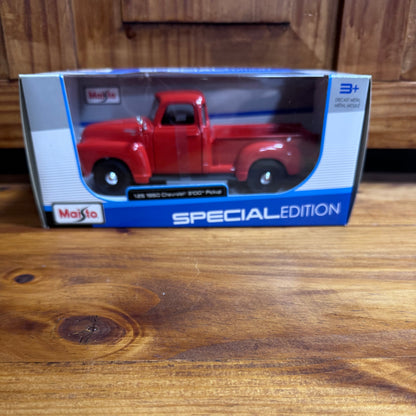 Maisto 1950 Chevrolet 3100 Pickup Special Edition Die Cast Truck 1:25 4/4