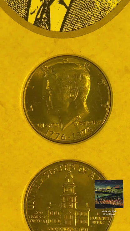 #29  Kennedy Collection Framed Coin Set – Gold-Tone Kennedy Half Dollar Display